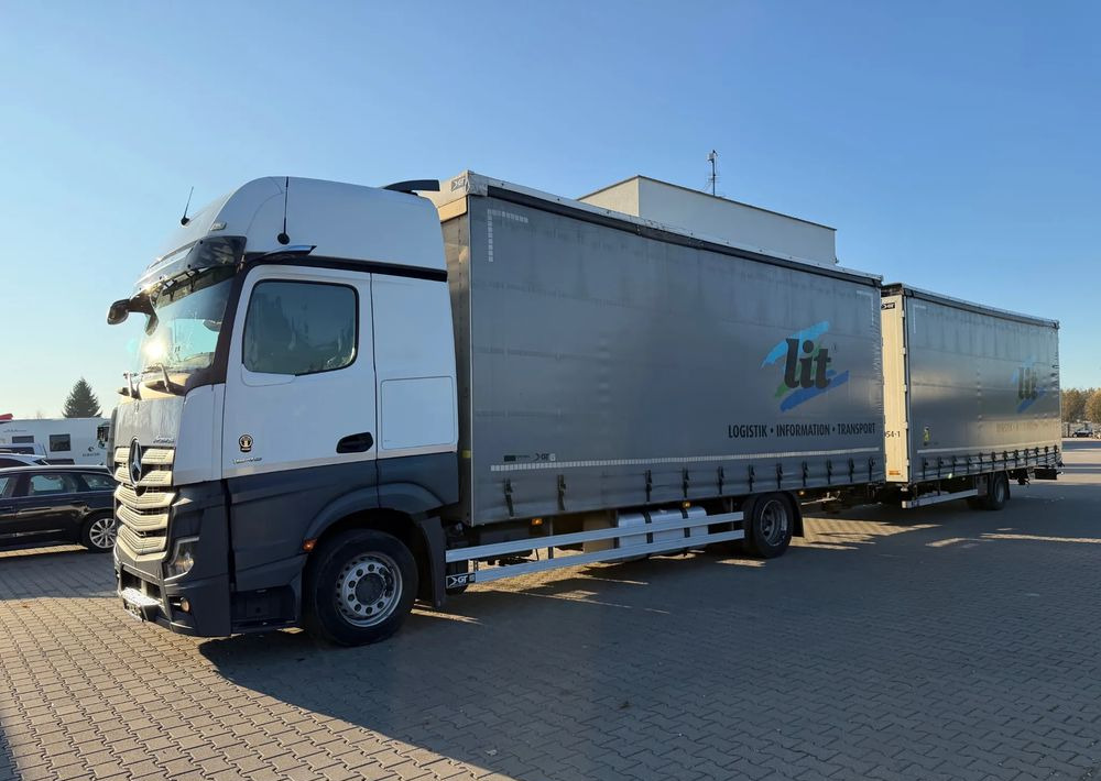 Mercedes-Benz ACTROS 1845 Zestaw przestrzenny przejazdowy120m3 - Curtainsider truck: picture 3 Mercedes-Benz ACTROS 1845 Zestaw przestrzenny przejazdowy120m3 - Curtainsider truck: picture 3