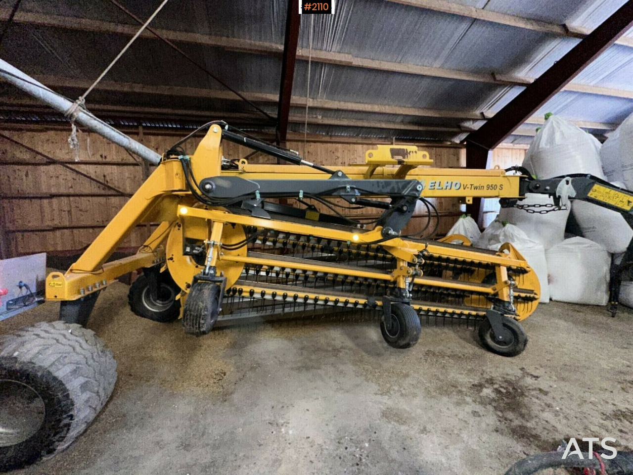 Towed Swathers ELHO V-Twin 950 S - Tedder/ Rake: picture 2 Towed Swathers ELHO V-Twin 950 S - Tedder/ Rake: picture 2