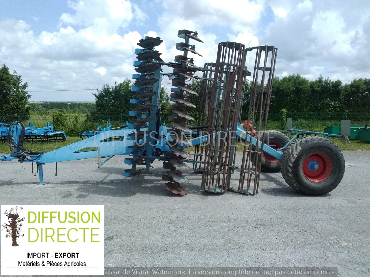 LEMKEN DECHAUMEUR A DISQUES HELIODOR H 8 SF - Disc harrow: picture 1 LEMKEN DECHAUMEUR A DISQUES HELIODOR H 8 SF - Disc harrow: picture 1