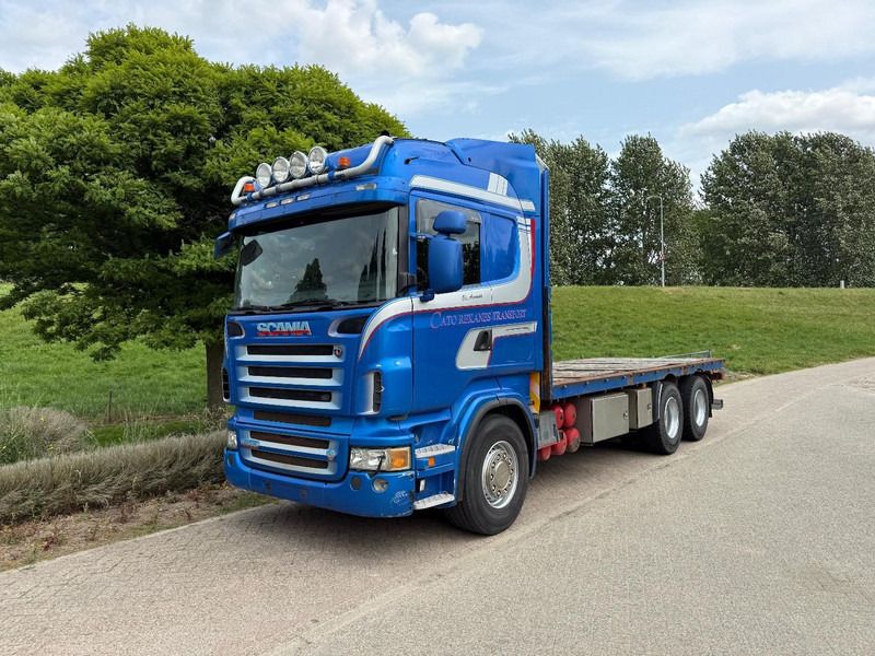 Scania R 580 LB6X4 HNB Handgeschakeld 6x4 full air - Dropside/ Flatbed truck: picture 1 Scania R 580 LB6X4 HNB Handgeschakeld 6x4 full air - Dropside/ Flatbed truck: picture 1