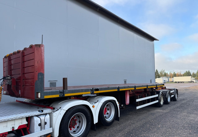 GT-Trailer 3-akselinen paripyörä B-linkki - Dropside/ Flatbed semi-trailer: picture 1 GT-Trailer 3-akselinen paripyörä B-linkki - Dropside/ Flatbed semi-trailer: picture 1