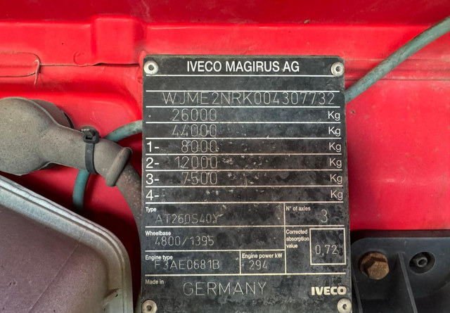 Hook lift truck, Crane truck IvecoStralis 400 6x2 Palfinger: picture 19