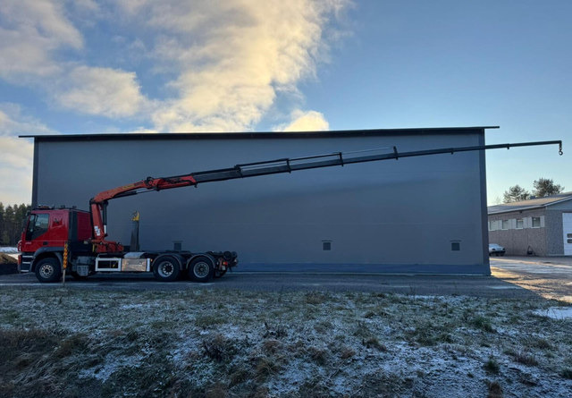 Hook lift truck, Crane truck IvecoStralis 400 6x2 Palfinger: picture 11