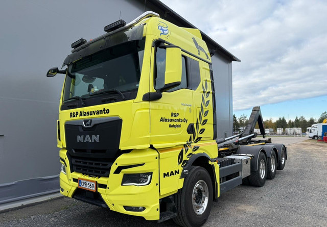 MANTGX 35.510 Varusteltu! - Hook lift truck: picture 1 MANTGX 35.510 Varusteltu! - Hook lift truck: picture 1