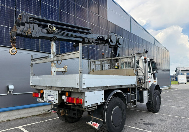 Mercedes-BenzUnimog U5000 + Hiab 099 E-4 - Dropside/ Flatbed truck, Crane truck: picture 5 Mercedes-BenzUnimog U5000 + Hiab 099 E-4 - Dropside/ Flatbed truck, Crane truck: picture 5