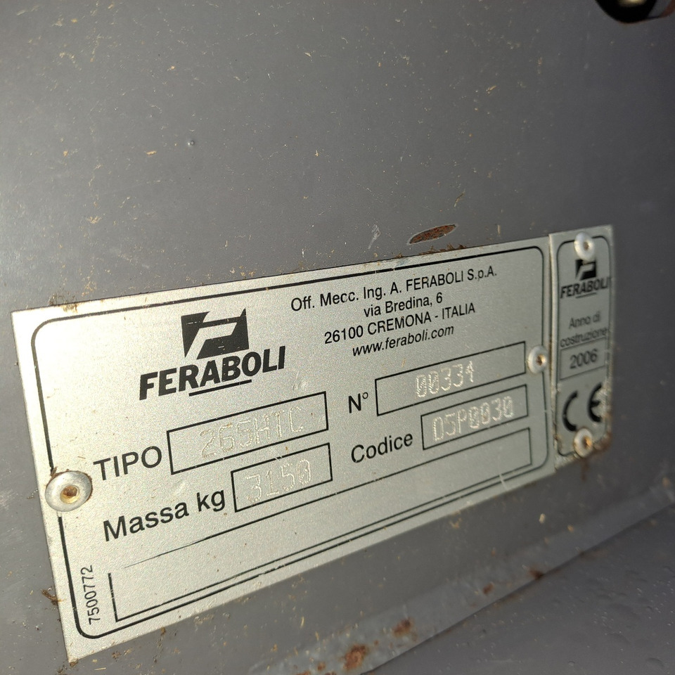 Round baler ROTOPRESSA FERABOLI 265 HTC: picture 6