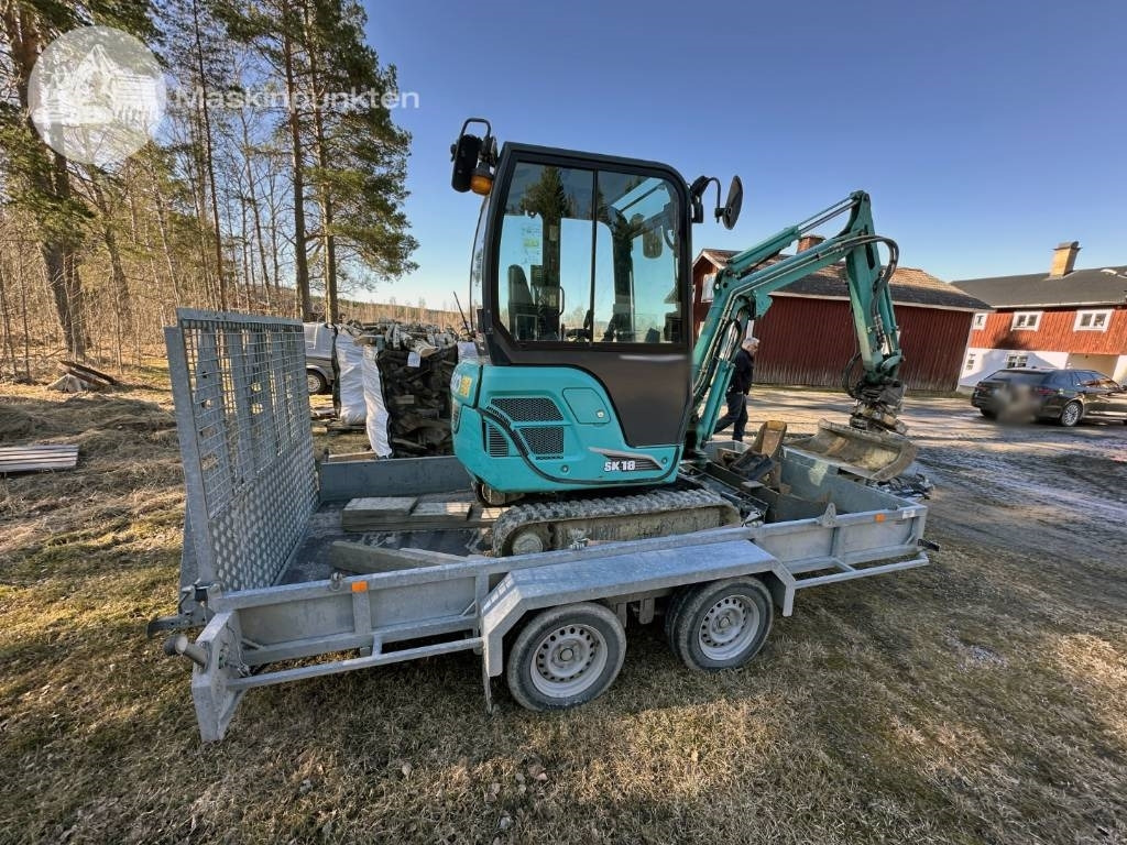 Kobelco SK 18 Med vagn! - Mini excavator: picture 5 Kobelco SK 18 Med vagn! - Mini excavator: picture 5