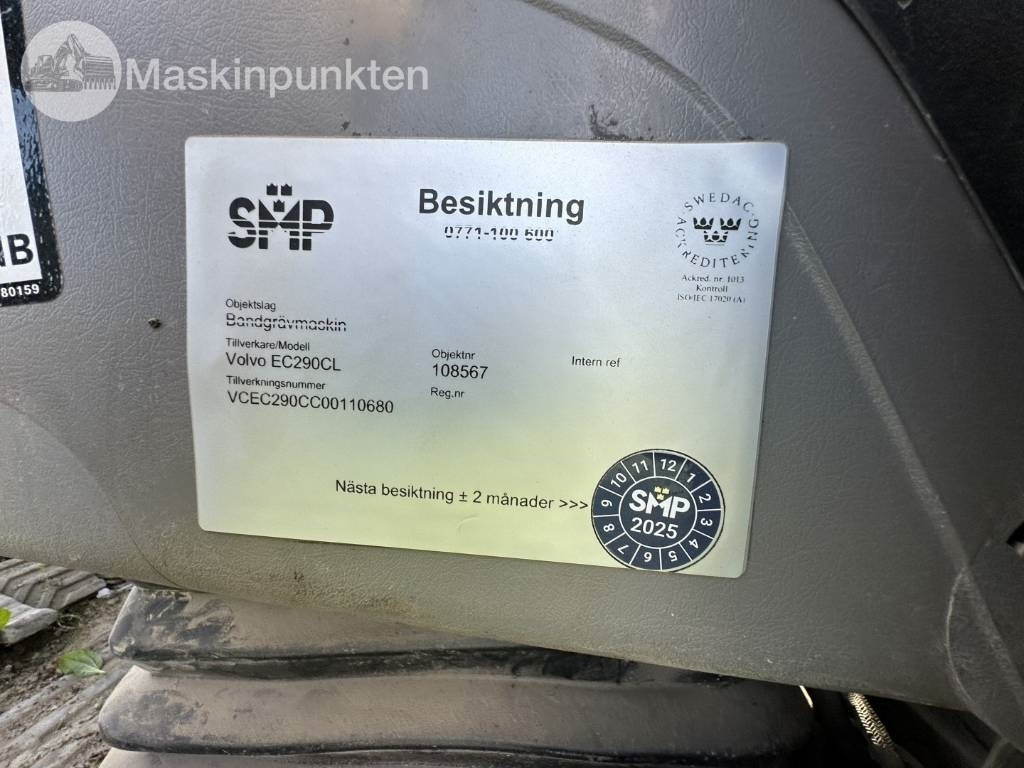 Crawler excavator Volvo EC 290 C L: picture 11 Crawler excavator Volvo EC 290 C L: picture 11