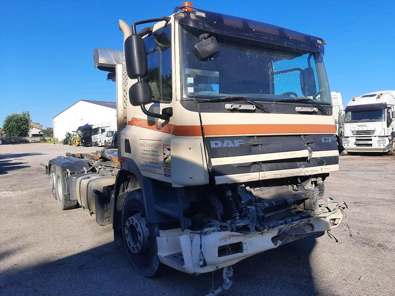 DAF CF85 FAR 85.410 POLYBENNE 6X2 - Hook lift truck: picture 1 DAF CF85 FAR 85.410 POLYBENNE 6X2 - Hook lift truck: picture 1