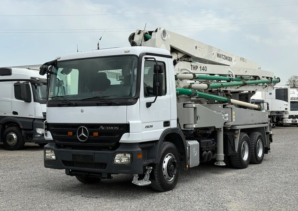 Mercedes-Benz ACTROS 2636 6X4 36 M WAITZINGER - Concrete pump truck: picture 1 Mercedes-Benz ACTROS 2636 6X4 36 M WAITZINGER - Concrete pump truck: picture 1