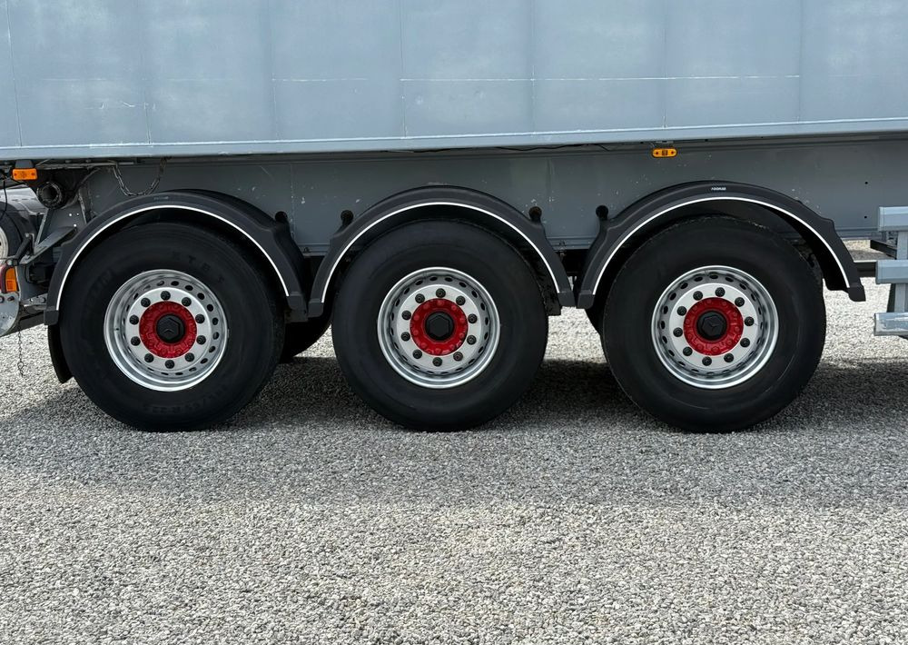 Tipper semi-trailer Stas 51 m3 OSIE MERCEDES PODNOSZONA OŚ: picture 11