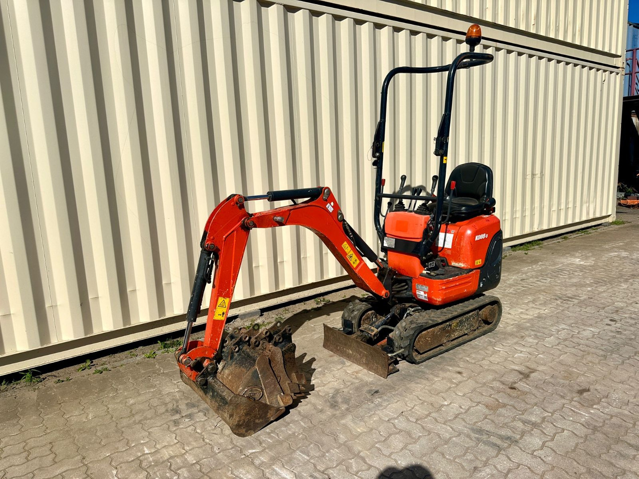 Kubota K008-3 / 2021 BJ / 725 H / 4 x Löffel - Mini excavator: picture 2 Kubota K008-3 / 2021 BJ / 725 H / 4 x Löffel - Mini excavator: picture 2