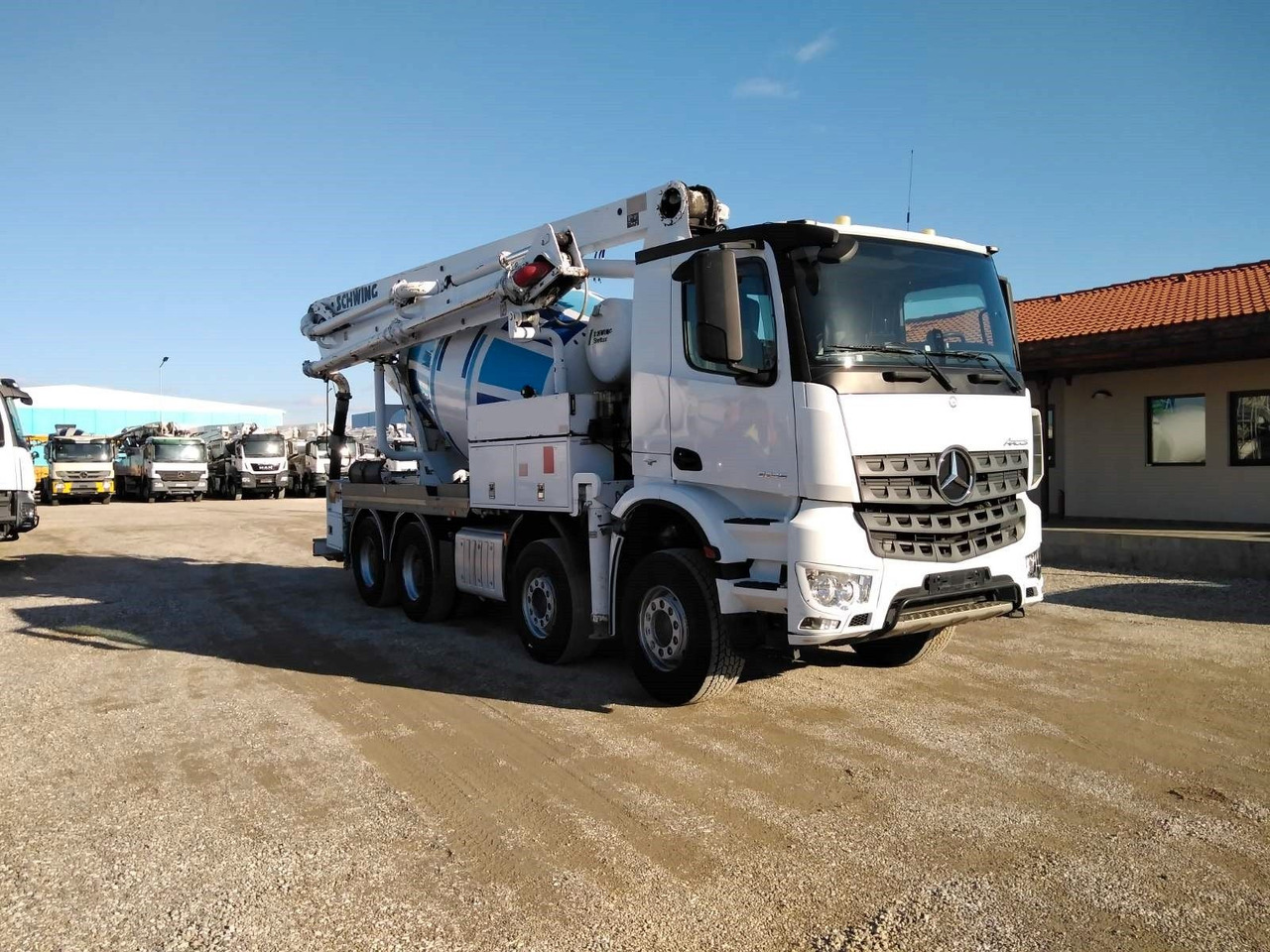 Mercedes-Benz AROCS 3245 SCHWING FBP24-125 - Concrete pump truck: picture 1 Mercedes-Benz AROCS 3245 SCHWING FBP24-125 - Concrete pump truck: picture 1