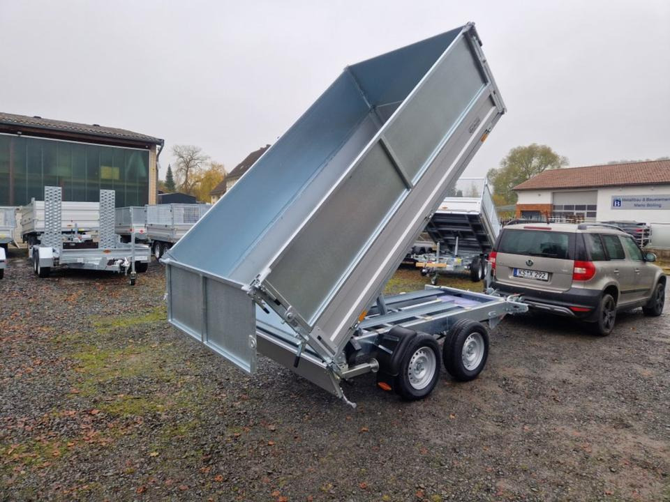 Böckmann Kipper PKW Anhänger RK-AL 3016/27 E-Pumpe Schienen Blech - Tipper trailer: picture 2 Böckmann Kipper PKW Anhänger RK-AL 3016/27 E-Pumpe Schienen Blech - Tipper trailer: picture 2