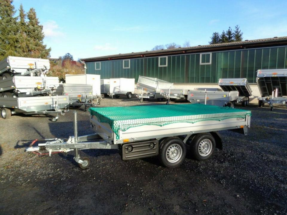 Dropside/ Flatbed trailer Böckmann PKW-Anhänger, 2,0 to. Hochlader,Staubox, Containernetz: picture 11