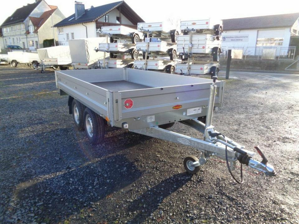 Dropside/ Flatbed trailer Böckmann PKW-Anhänger, 2,0 to. Hochlader,Staubox, Containernetz: picture 6