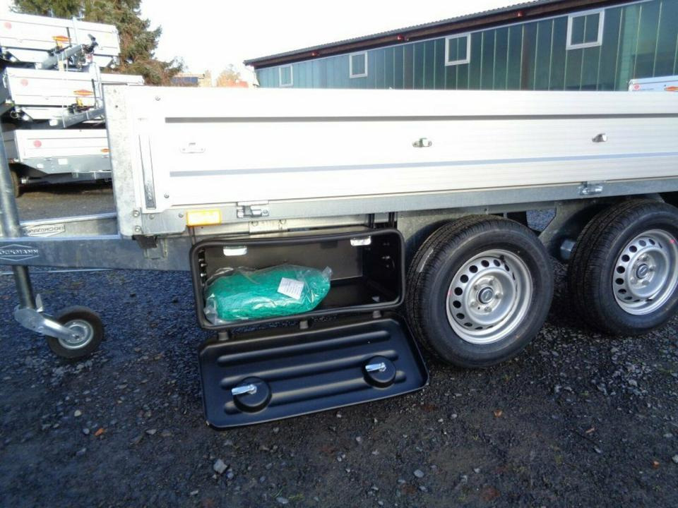 Dropside/ Flatbed trailer Böckmann PKW-Anhänger, 2,0 to. Hochlader,Staubox, Containernetz: picture 10