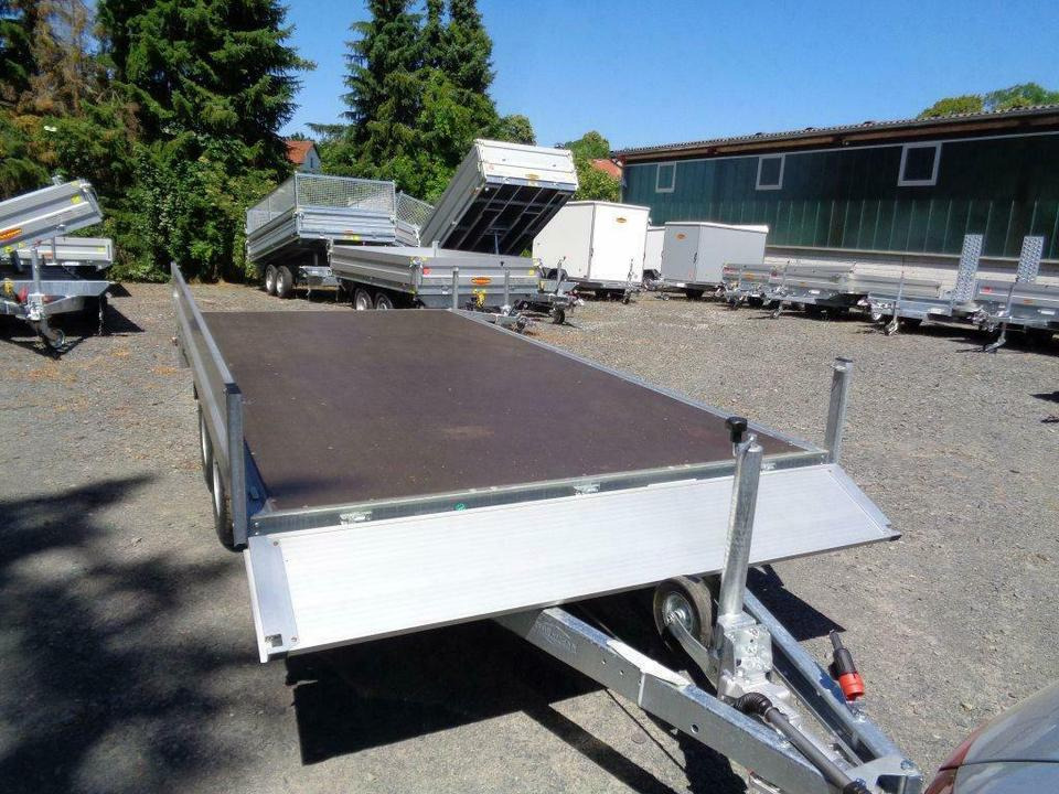 Dropside/ Flatbed trailer Böckmann PKW-Anhänger, 3,5 to, Hochlader, Profiausführung, 100 km: picture 7