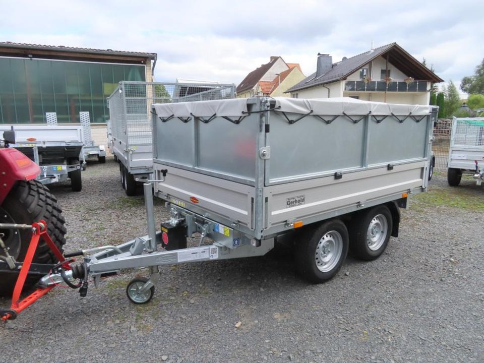 Tipper trailer Böckmann PKW-Anhänger Kipper 2,0to Blechaufsatz Abdeckplane: picture 12