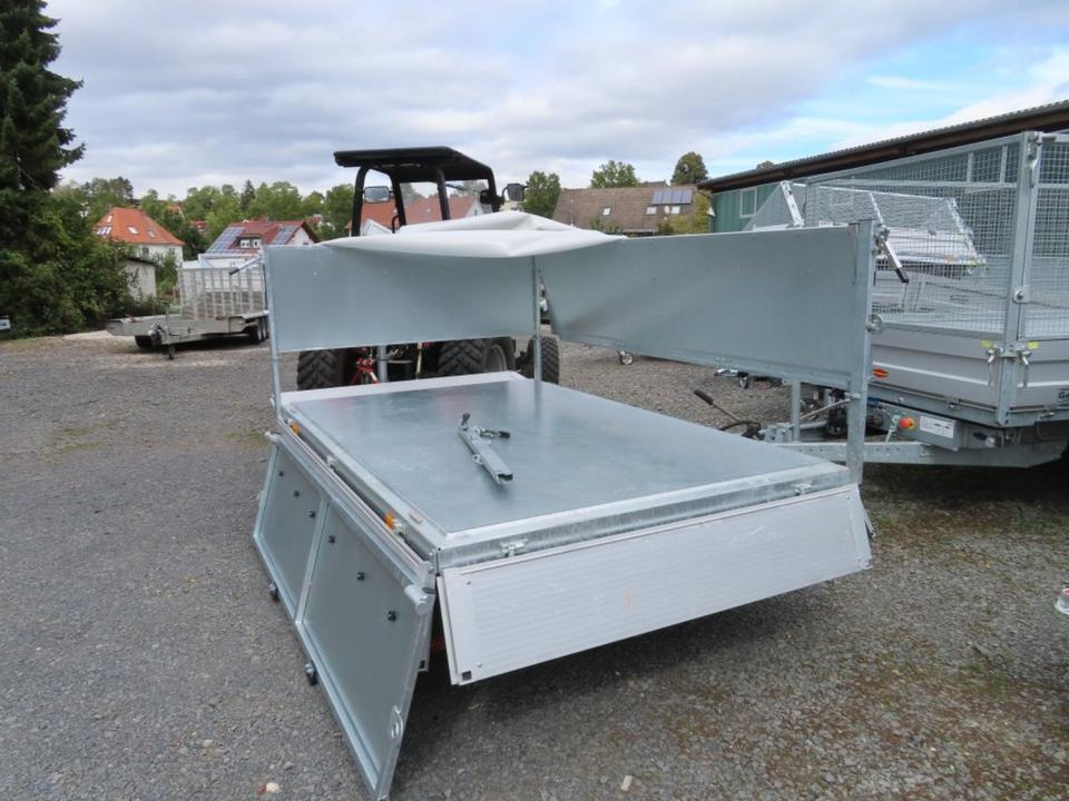 Tipper trailer Böckmann PKW-Anhänger Kipper 2,0to Blechaufsatz Abdeckplane: picture 10