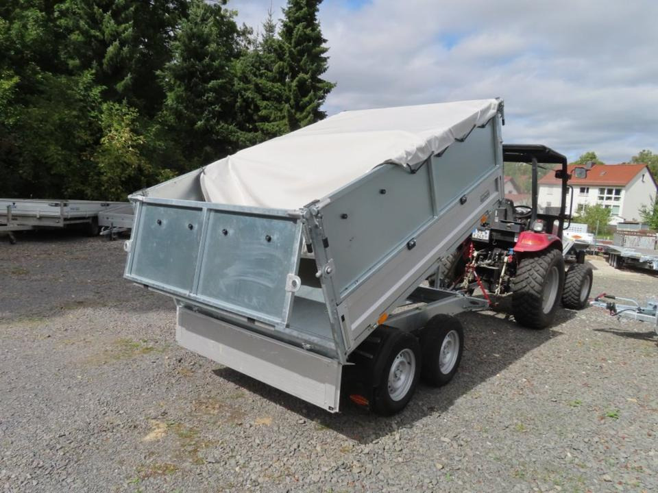 Tipper trailer Böckmann PKW-Anhänger Kipper 2,0to Blechaufsatz Abdeckplane: picture 6