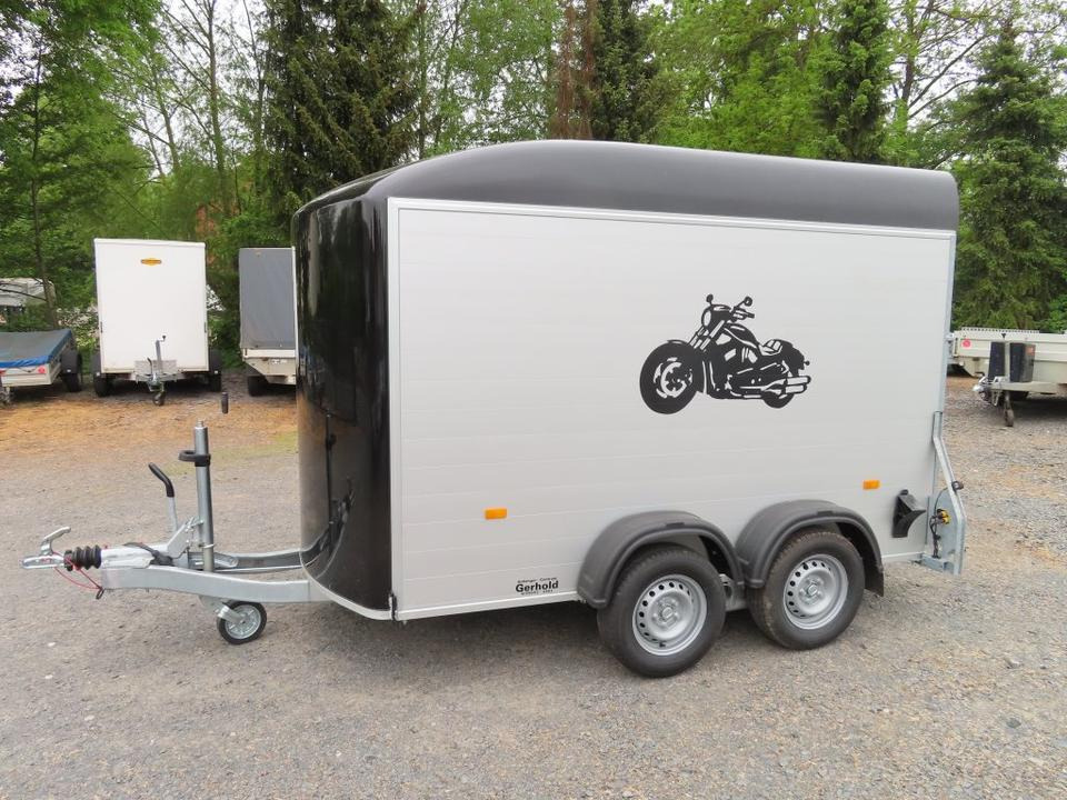 PKW Anhänger, Alu-Koffer,100 km/h,Kombiklappe,Seitentür,2,0 to. - Motorcycle trailer: picture 2 PKW Anhänger, Alu-Koffer,100 km/h,Kombiklappe,Seitentür,2,0 to. - Motorcycle trailer: picture 2