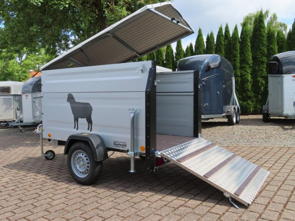 TPV Kleinviehanhänger 1,0t Flügeltür Viehanhänger Ziegen Schafe - Livestock trailer: picture 1 TPV Kleinviehanhänger 1,0t Flügeltür Viehanhänger Ziegen Schafe - Livestock trailer: picture 1