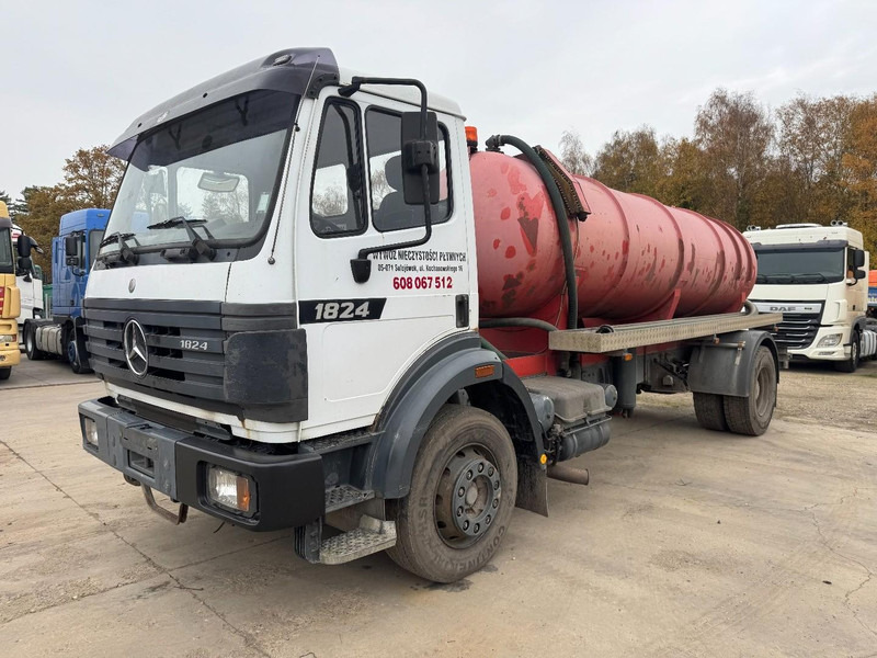 Mercedes-Benz SK 1824 (10.000 L / GRAND PONT / LAMES / V6 MOTEUR / PARFAIT ETAT) - Vacuum truck: picture 1 Mercedes-Benz SK 1824 (10.000 L / GRAND PONT / LAMES / V6 MOTEUR / PARFAIT ETAT) - Vacuum truck: picture 1