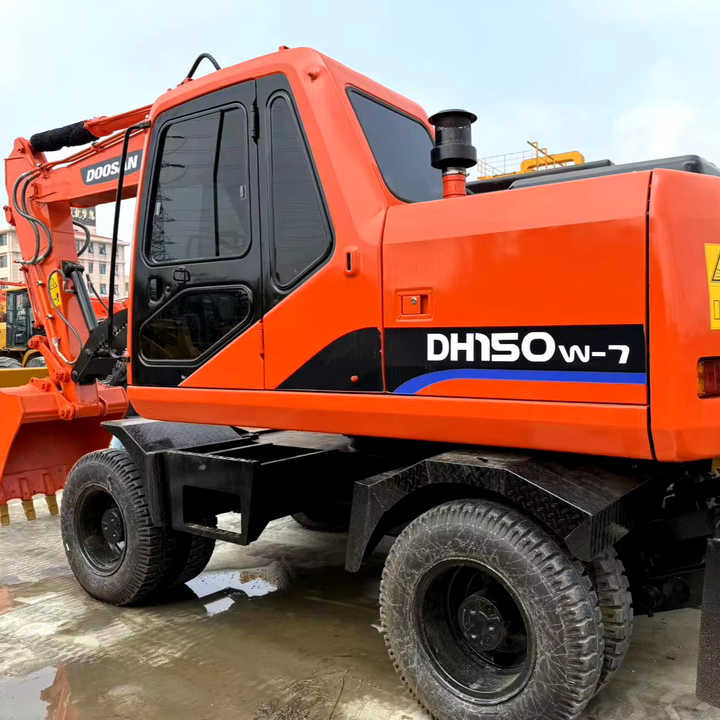 90% Brand New Doosan Brand Dh150w-7 Wheel Excavator in Stock Used Korea Brand Doosan Dh55 Dh60 Dh150 Dh210 Excavator for Sale - Wheel excavator: picture 1 90% Brand New Doosan Brand Dh150w-7 Wheel Excavator in Stock Used Korea Brand Doosan Dh55 Dh60 Dh150 Dh210 Excavator for Sale - Wheel excavator: picture 1