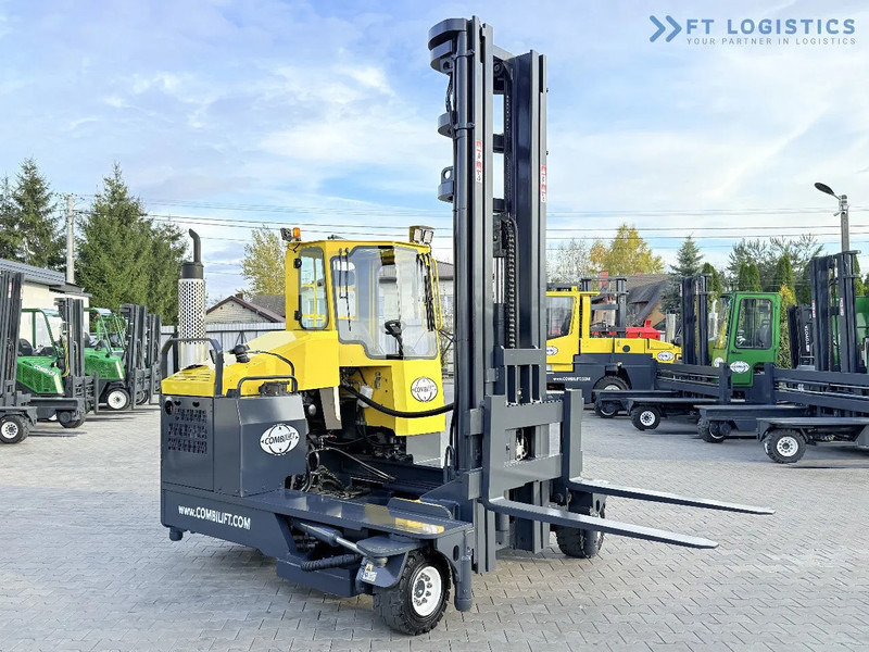 4-way reach truck Combilift C5000 / DIESEL / TRIPLEX 7600MM / FULL FREE LIFT / FORK POSITIONER / HEATING / FULL HEATED CABIN / EXCELLENT CONDITION / Wide ra: picture 18