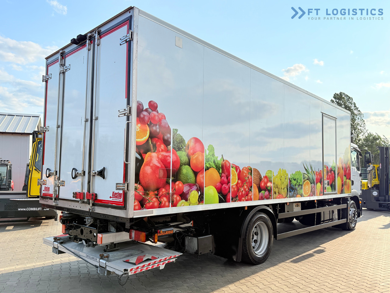 Refrigerator truck for transportation of food MAN TGM 18.290 / THERMOKING T-1200R / BI-TEMPERATURE / 19 PALLETS / 90% TYRES / EXCELLENT CONDITION / DHOLLANDIA TAIL LIFT / SIDE DOOR / PAYLOAD 8,220 KG: picture 23