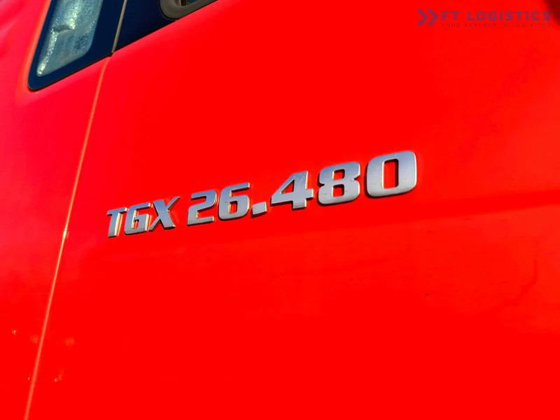 Crane truck MAN TGX 26.480 Ciężarówka burtowa MAN TGX 26.480 6X2 / PALFINGER PK9002-EH B Crane / 80% Michelin Tire Dodać do ulubionych: picture 18