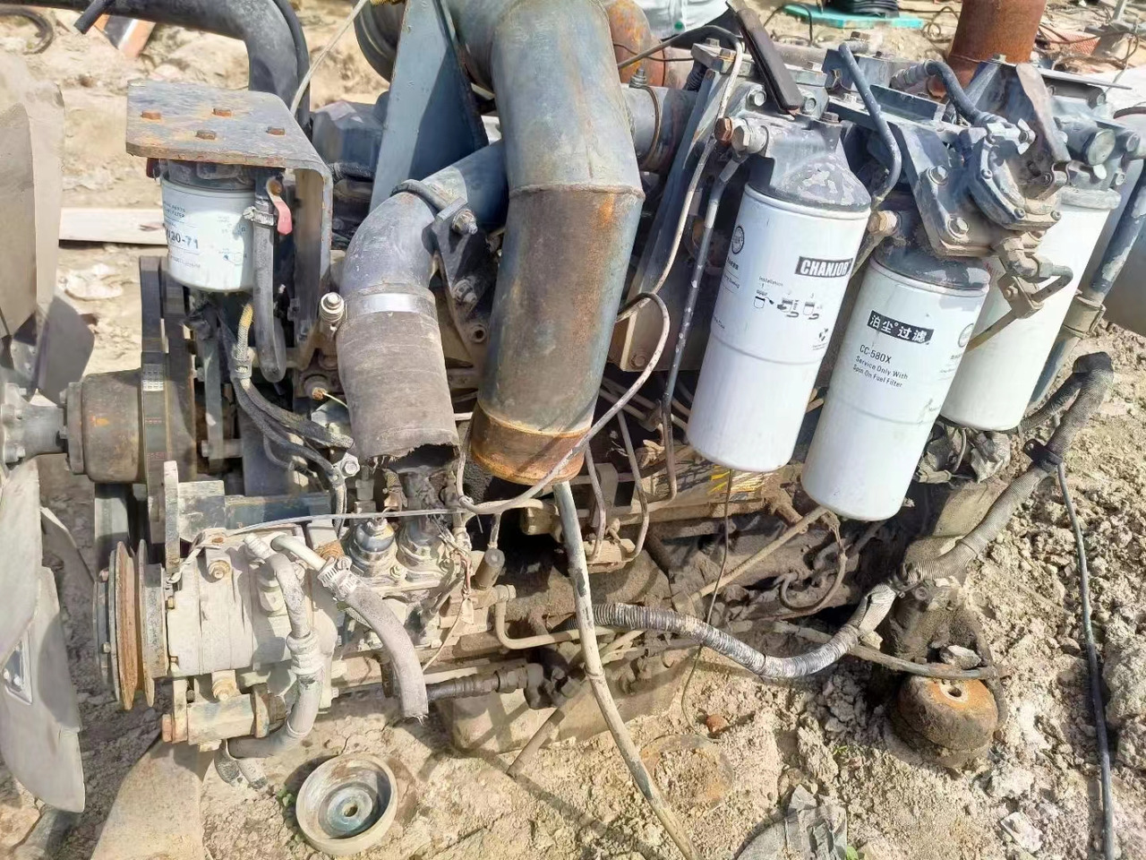 KOMATSU 6D125E-3 - Engine for Excavator: picture 3 KOMATSU 6D125E-3 - Engine for Excavator: picture 3