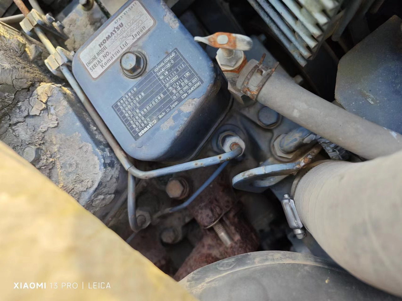 KOMATSU SAA4D102E-2 - Engine for Excavator: picture 3 KOMATSU SAA4D102E-2 - Engine for Excavator: picture 3