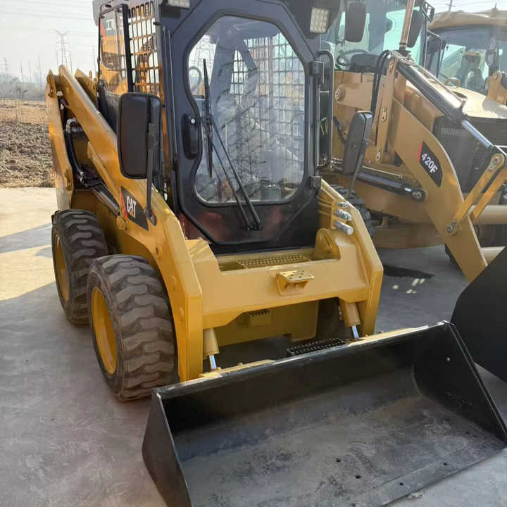 Skid steer loader Second Hand Cheap Caterpillar CAT246D with Perfect Function  Mini Skid Steers Used Cat246c 246D Backhoe Loader on Sale: picture 1