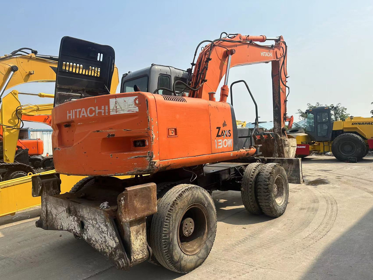 HITACHI ZX130 - Wheel excavator: picture 2 HITACHI ZX130 - Wheel excavator: picture 2