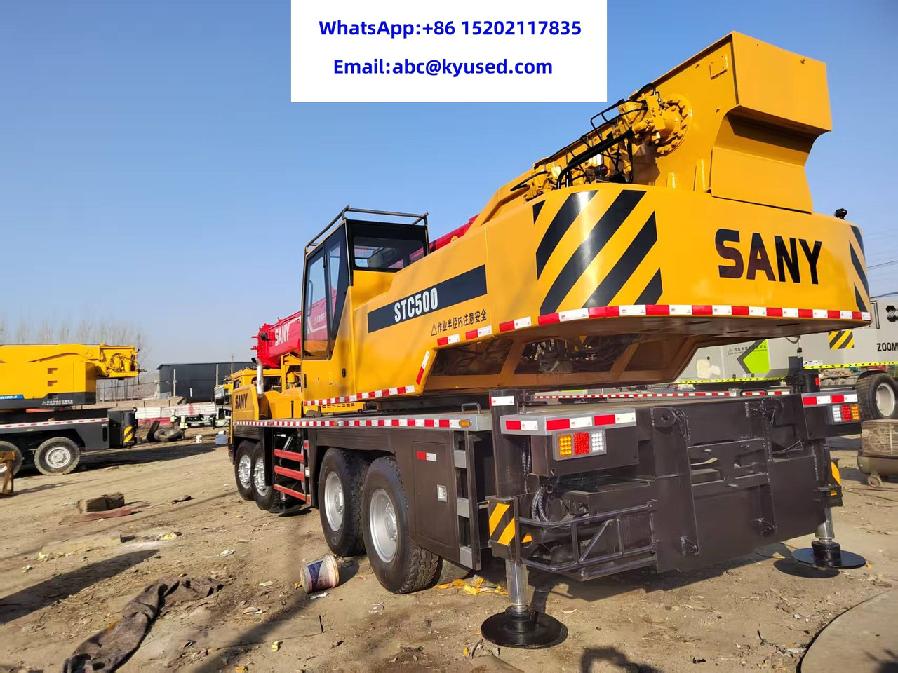 SANY STC500 STC750 STC800 STC1000 STC250 25TON 50TON 75TON 80TON 100TON - Mobile crane: picture 5 SANY STC500 STC750 STC800 STC1000 STC250 25TON 50TON 75TON 80TON 100TON - Mobile crane: picture 5