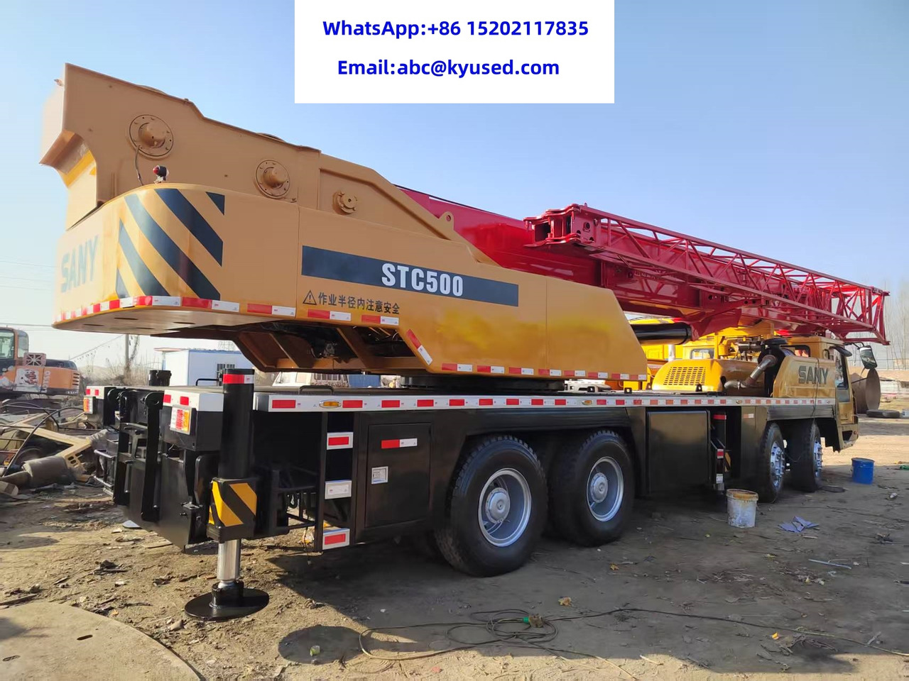 SANY STC500 STC750 STC800 STC1000 STC250 25TON 50TON 75TON 80TON 100TON - Mobile crane: picture 4 SANY STC500 STC750 STC800 STC1000 STC250 25TON 50TON 75TON 80TON 100TON - Mobile crane: picture 4