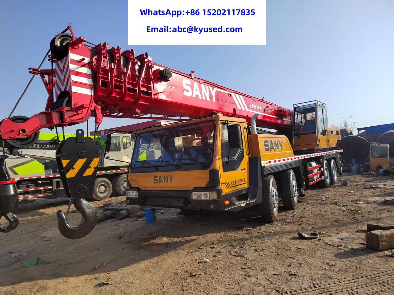 SANY STC500 STC750 STC800 STC1000 STC250 25TON 50TON 75TON 80TON 100TON - Mobile crane: picture 1 SANY STC500 STC750 STC800 STC1000 STC250 25TON 50TON 75TON 80TON 100TON - Mobile crane: picture 1