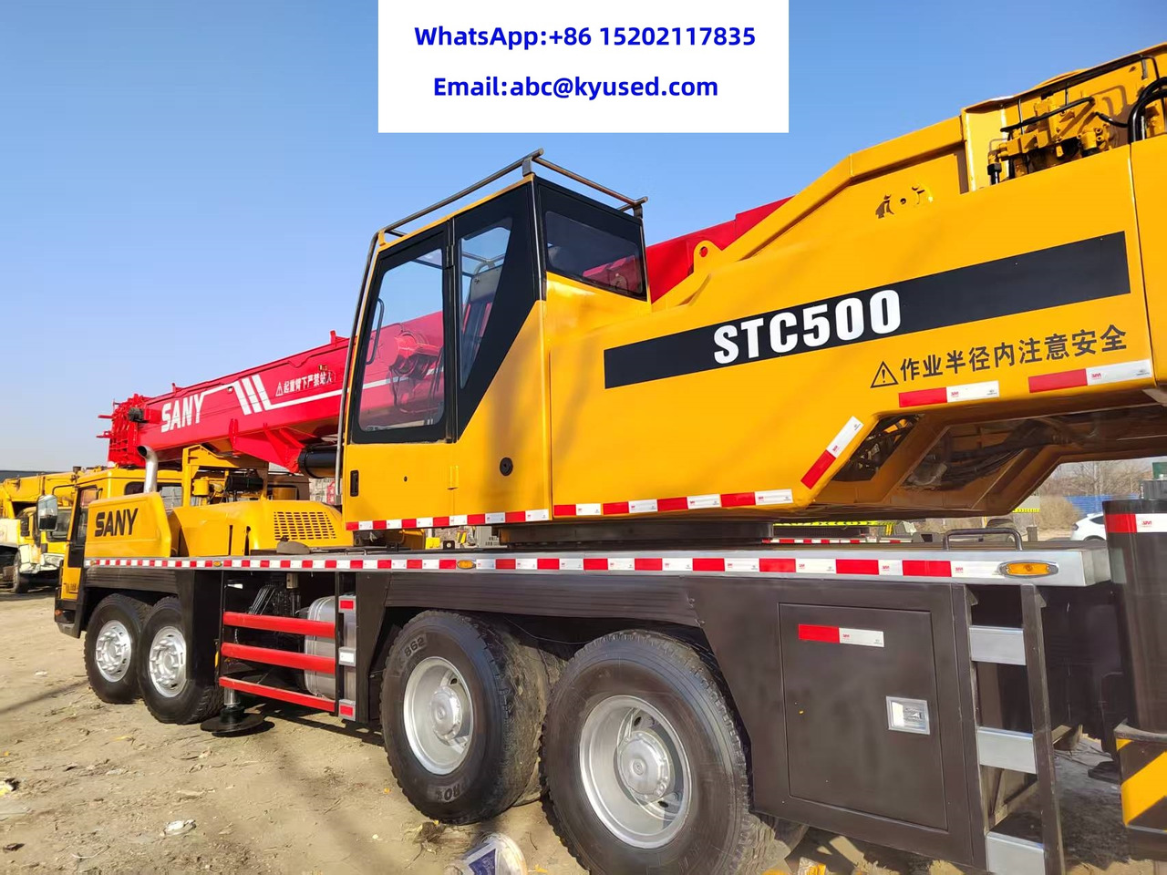 SANY STC500 STC750 STC800 STC250 25T 50T 75T 80TON CRANE - Mobile crane: picture 3 SANY STC500 STC750 STC800 STC250 25T 50T 75T 80TON CRANE - Mobile crane: picture 3