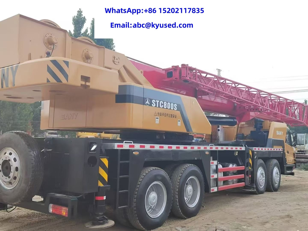 SANY STC800 STC500 STC550 STC750 STC250 STC1000 STC1300 STC1600 STC1800 - Mobile crane: picture 4 SANY STC800 STC500 STC550 STC750 STC250 STC1000 STC1300 STC1600 STC1800 - Mobile crane: picture 4