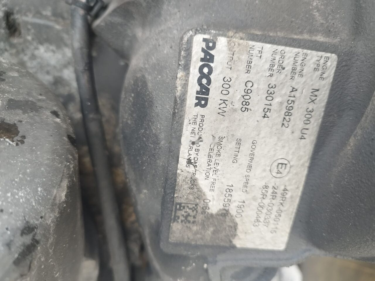 DAF MX 300 U4 DAF XF, CF - Engine for Truck: picture 4 DAF MX 300 U4 DAF XF, CF - Engine for Truck: picture 4