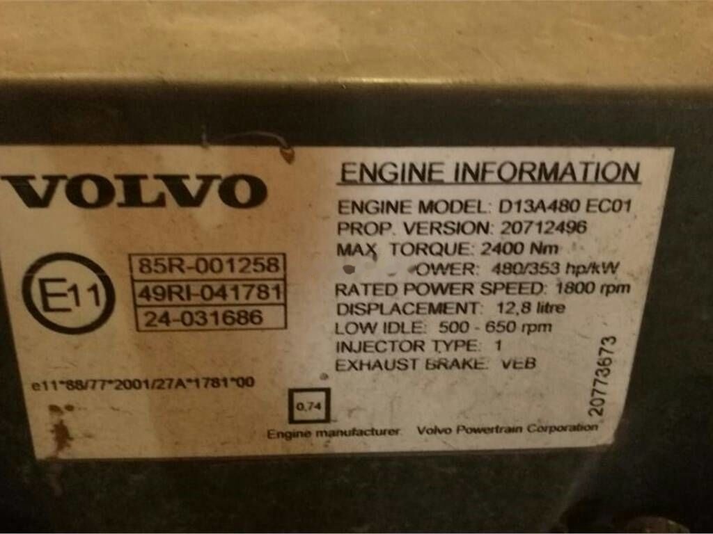 Volvo D13A 480   Volvo FH13 - Engine for Truck: picture 5 Volvo D13A 480   Volvo FH13 - Engine for Truck: picture 5