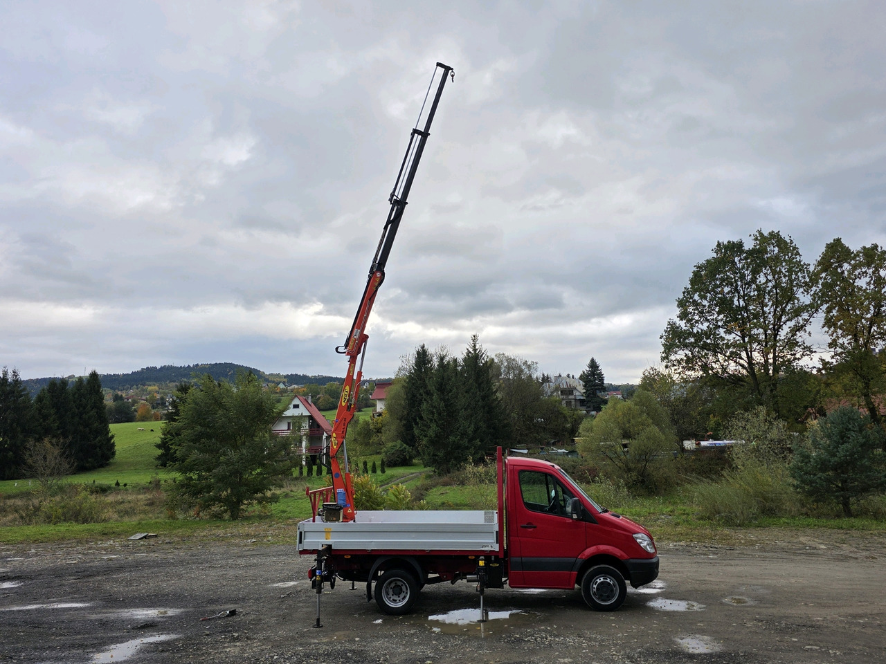 Mercedes-Benz Sprinter 418 CDI Skrzynia +HDS 10.5 M +Pilot ! 87000km ! - Flatbed van: picture 5 Mercedes-Benz Sprinter 418 CDI Skrzynia +HDS 10.5 M +Pilot ! 87000km ! - Flatbed van: picture 5