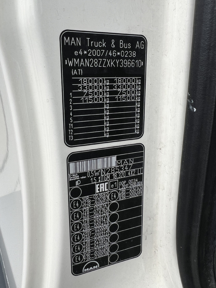 Box truck MAN TGM 18.320 LBW | Klima | Navi | Kamera: picture 33