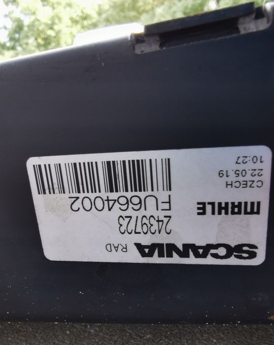 CHŁODNICA WODY SCANIA 2439723 SZCZELNA - Radiator for Truck: picture 3 CHŁODNICA WODY SCANIA 2439723 SZCZELNA - Radiator for Truck: picture 3