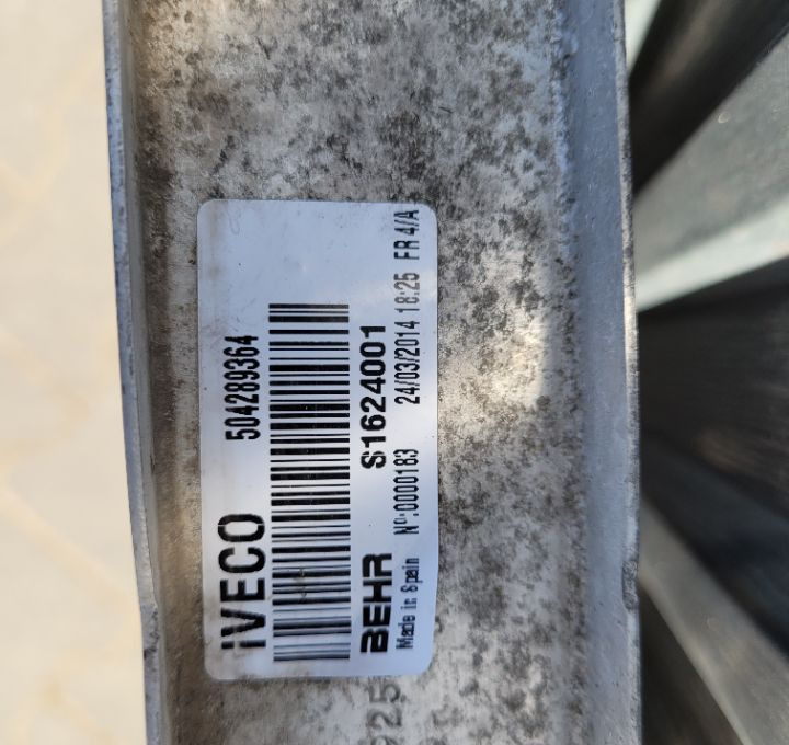 INTERCOOLER IVECO EUROCARGO E6. 504289364 - Cooling system for Truck: picture 3 INTERCOOLER IVECO EUROCARGO E6. 504289364 - Cooling system for Truck: picture 3