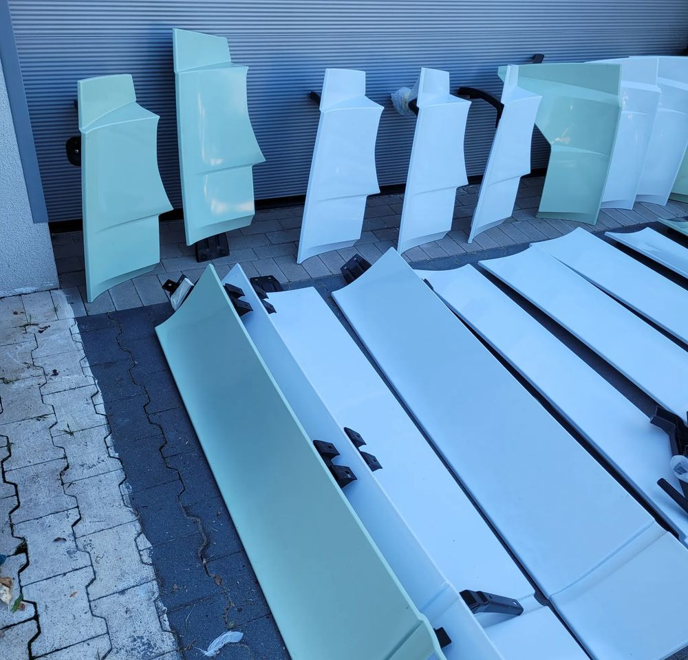 SPOJLER ZAKABINOWY MERCEDES ACTROS MP5 ORYGINAŁ A9637901644 A9607908065 CHWALIM116 - Aerodynamics/ Spoiler for Truck: picture 4 SPOJLER ZAKABINOWY MERCEDES ACTROS MP5 ORYGINAŁ A9637901644 A9607908065 CHWALIM116 - Aerodynamics/ Spoiler for Truck: picture 4