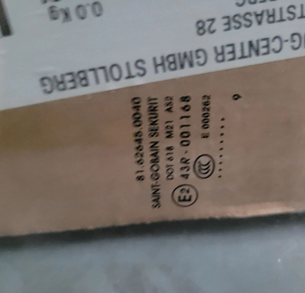 SZYBA MAN TGX RH 81.62645.0040 - Window and parts for Truck: picture 2 SZYBA MAN TGX RH 81.62645.0040 - Window and parts for Truck: picture 2