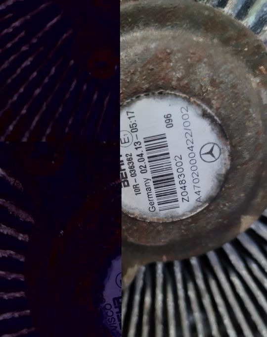 VISKO MERCEDES ACTROS MP4 A4702000422/002 - Fan for Truck: picture 2 VISKO MERCEDES ACTROS MP4 A4702000422/002 - Fan for Truck: picture 2
